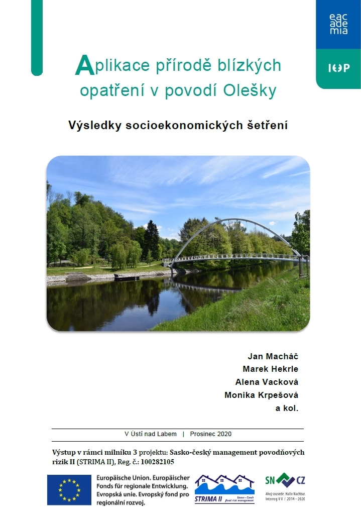 Aplikace přírodě blízkých opatření v povodí Olešky: Výsledky socioekonomických šetření thumbnail